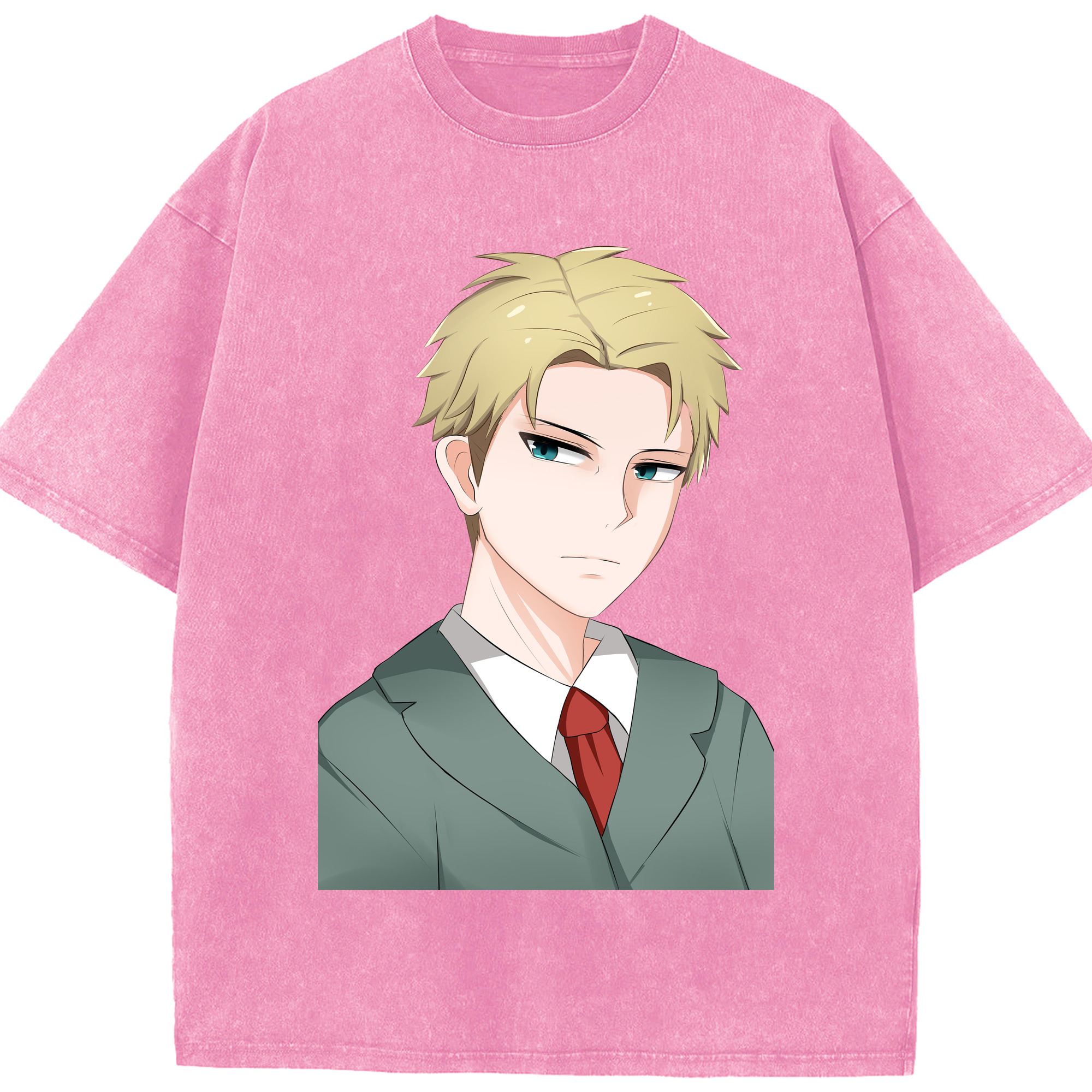 （画像用） SPY×FAMILY间谍家家酒 綿100% ヴィンテージ風 半袖Tシャツ（フロントプリント）